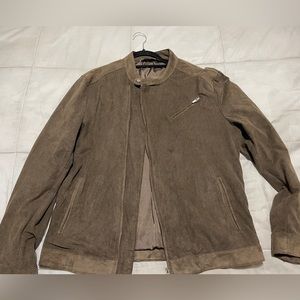 Zara Man Brown Suede Jacket